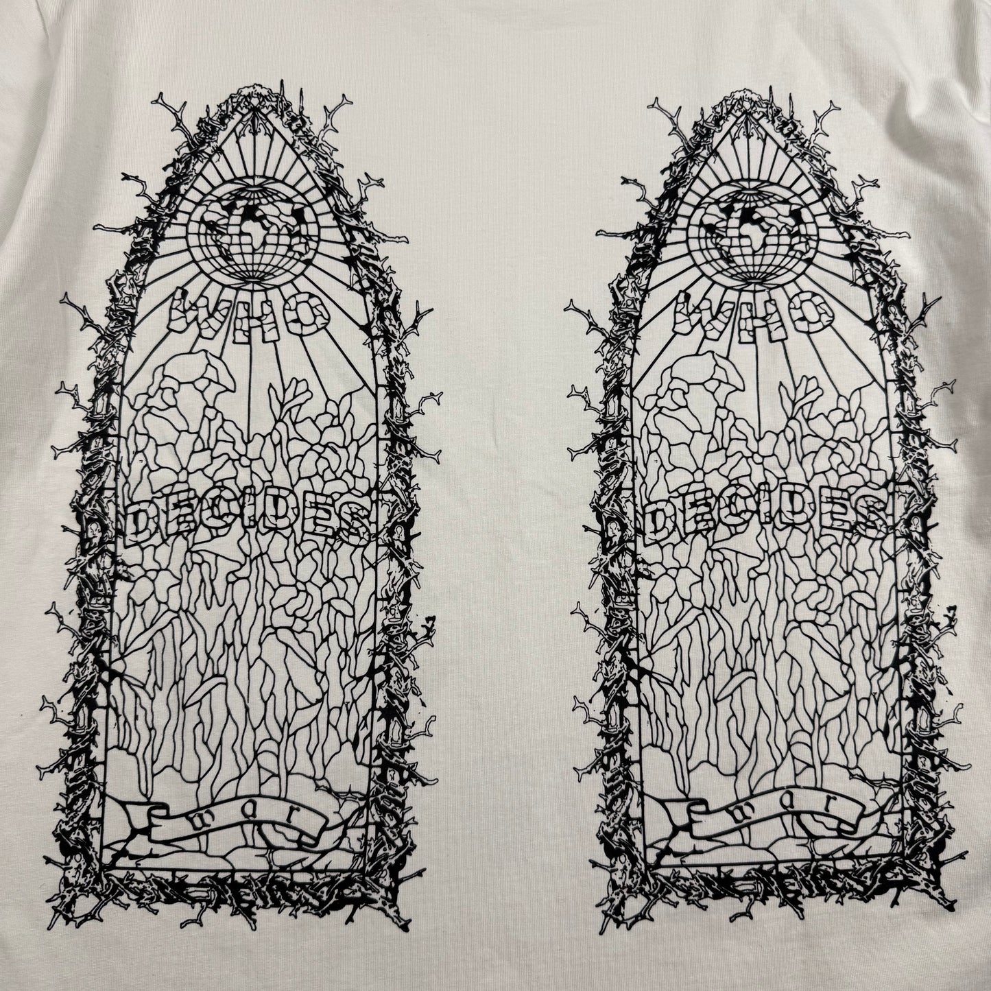 WHO DECIDES WAR Thorned Jersey T-Shirt