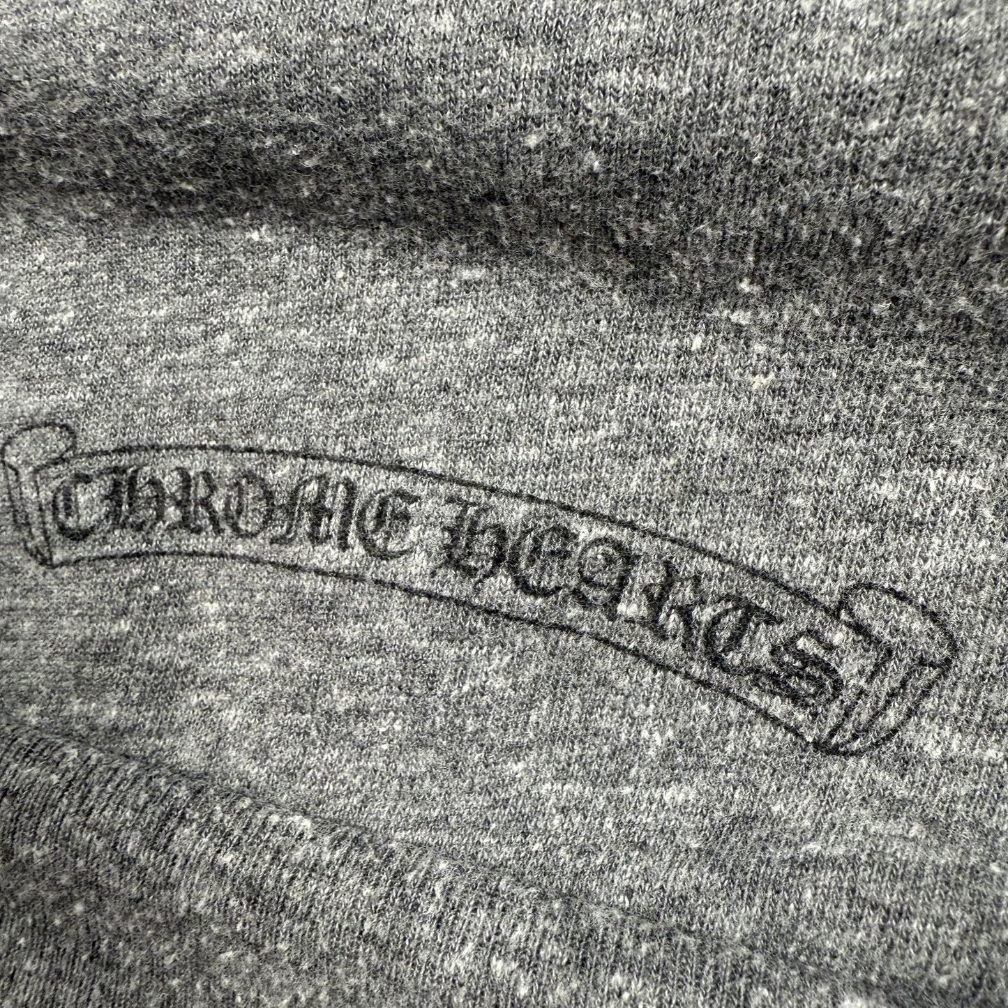 Chrome Hearts T-Bar F*** You Zip-Up Hoodie Heather Grey