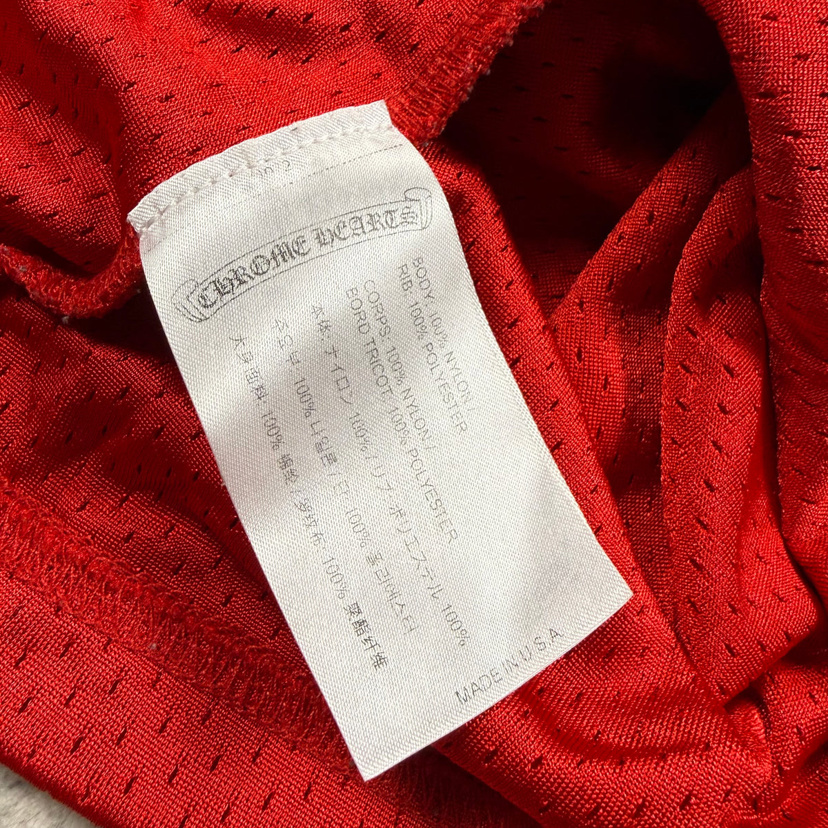 Chrome Hearts x Matty Boy ‘Red’ V-Neck Hockey Jersey