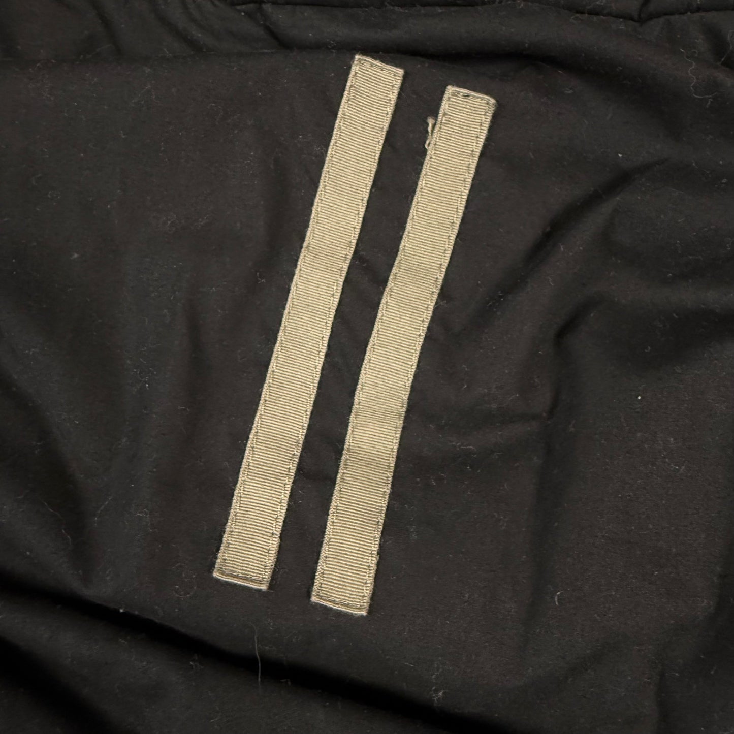 Rick Owens DRKSHDHW Black Hooded Long Heavy Parka