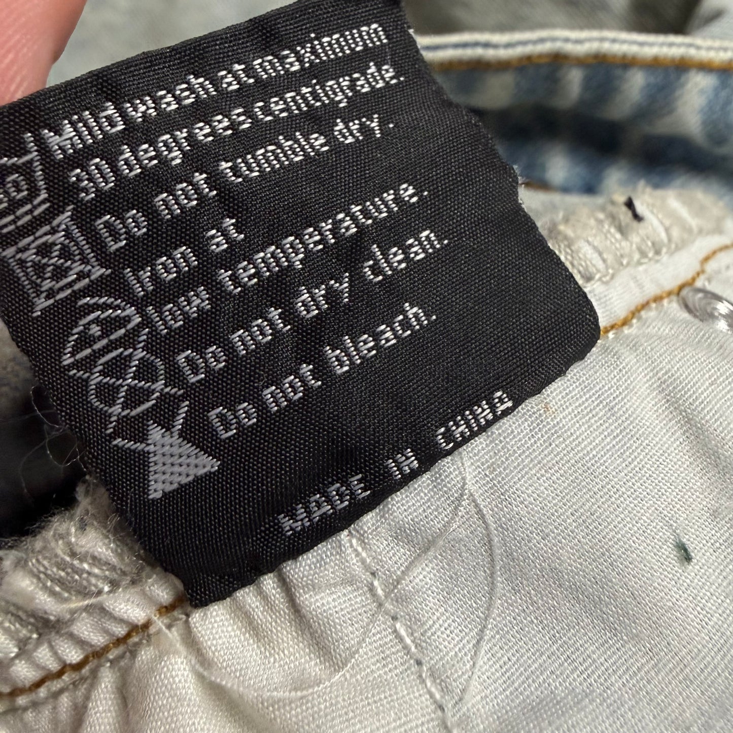 Who Decides War Blue Chaos Jeans