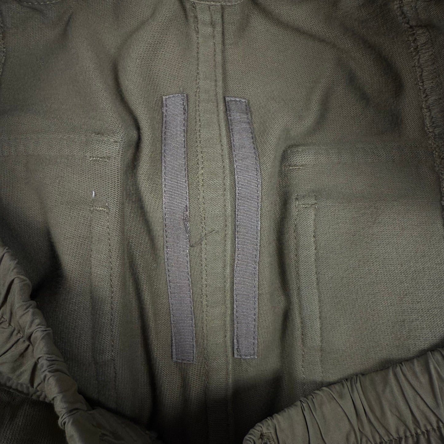 Rick Owens DRKSHDW ‘Olive’ Creatch Cargo Pants