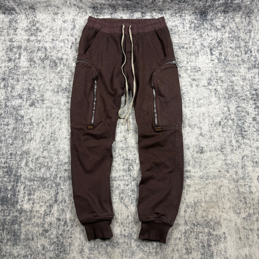 Rick Owens Bauhaus Blood Cargo Joggers