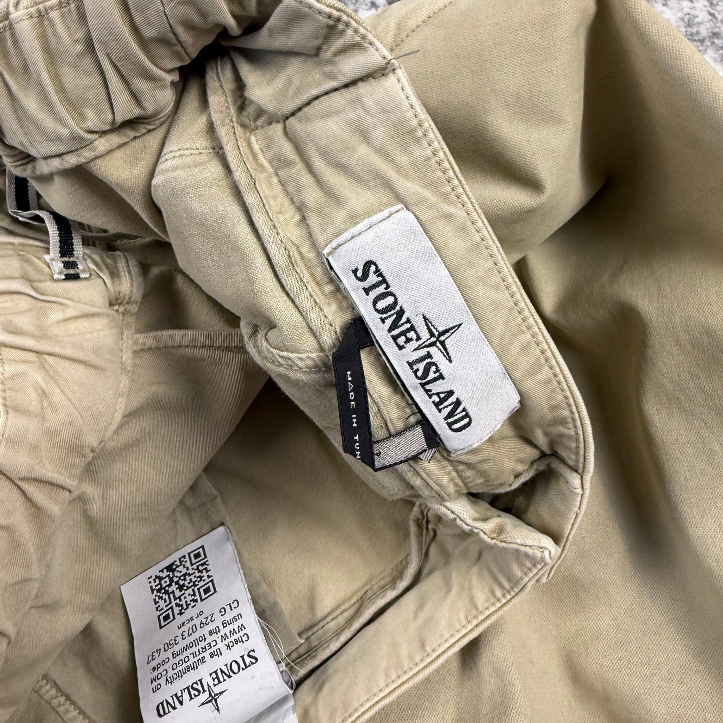 Stone Island Classic Wide Leg ‘Beige’ Pants