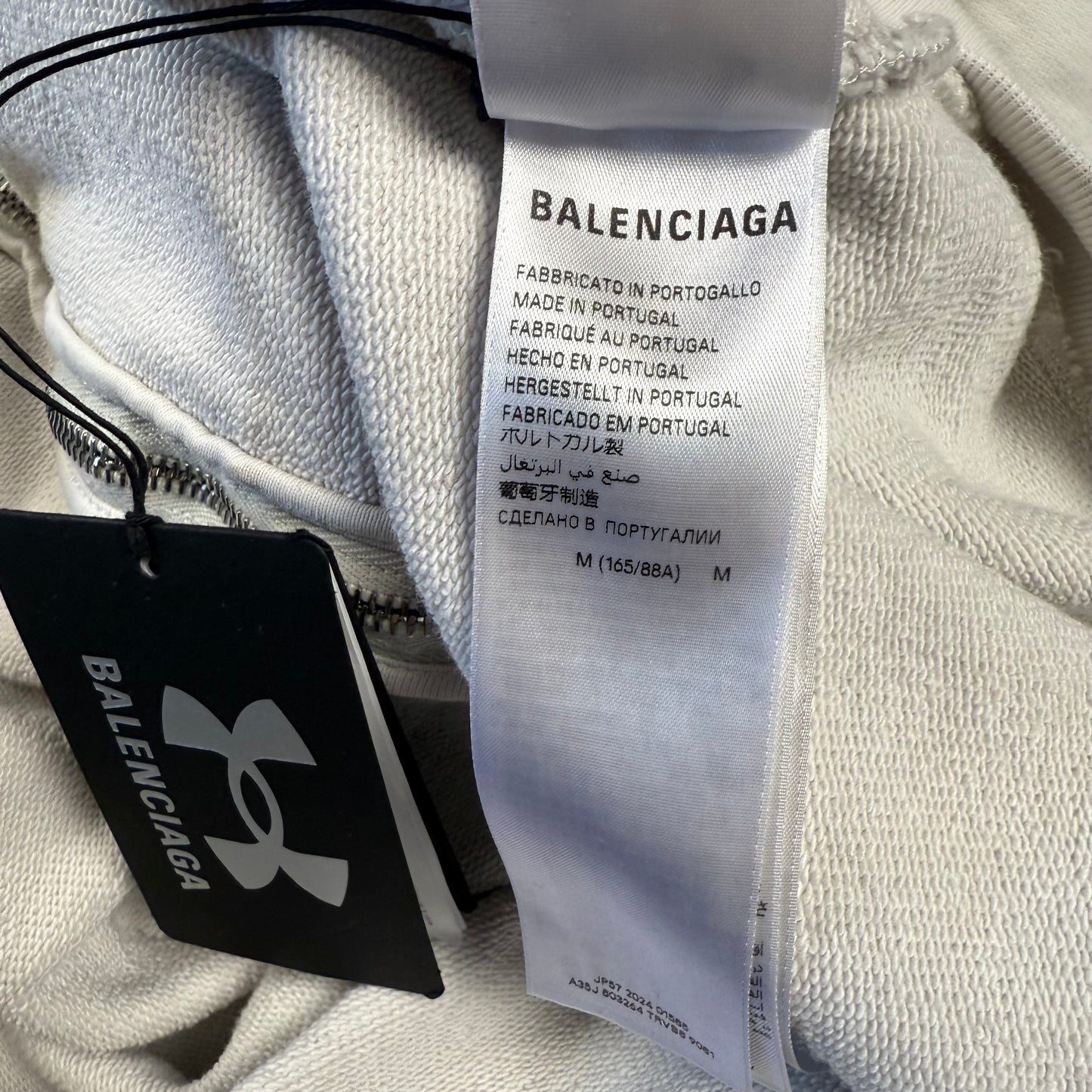 Balenciaga x Under Armour Zip Up Hoodie