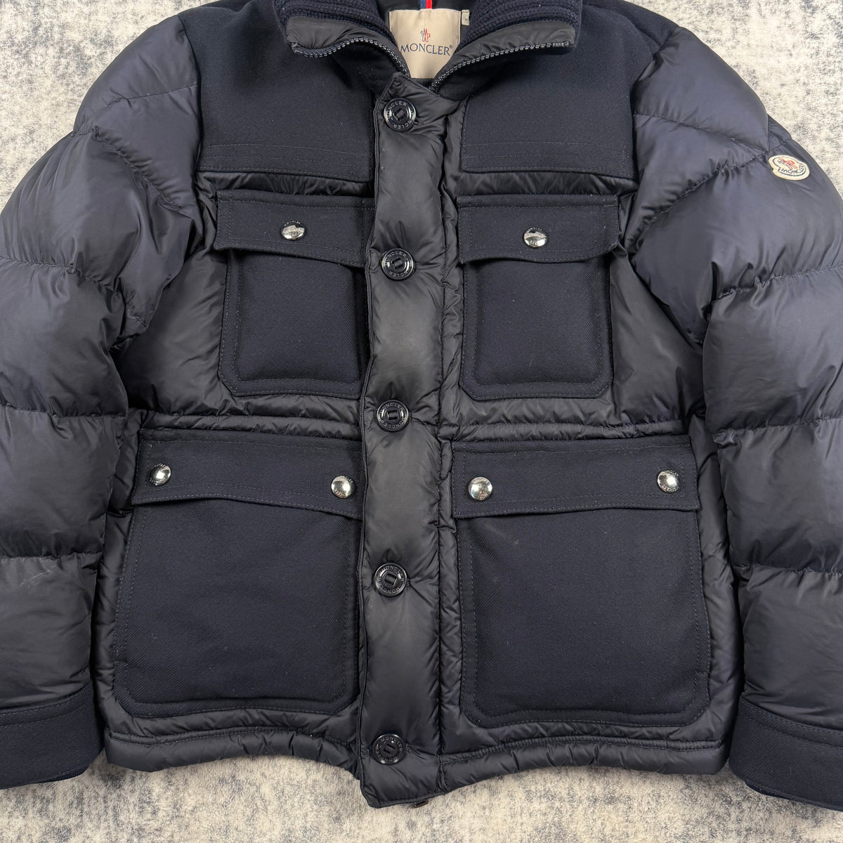 Moncler Rillieux Puffer Down ʼNavy’ Jacket
