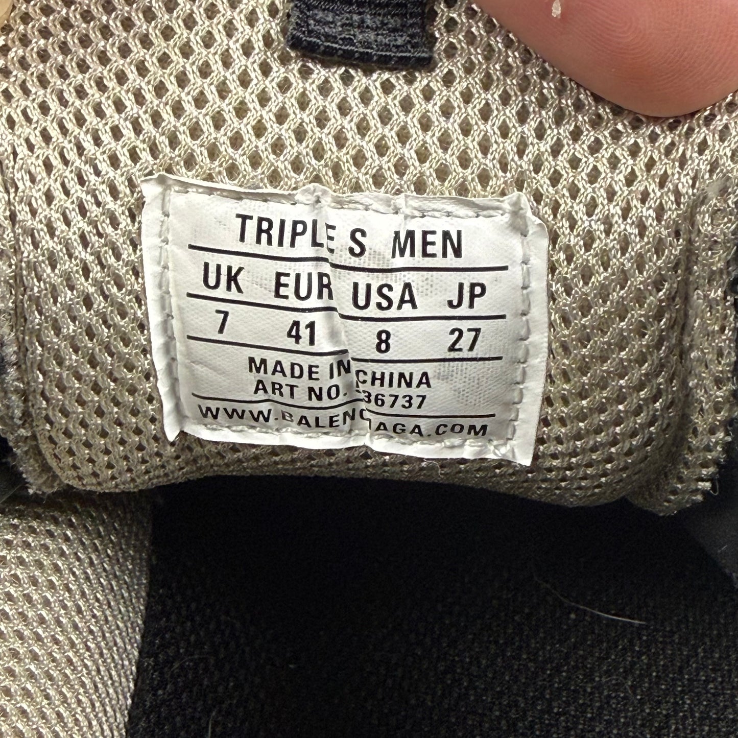 Balenciaga Triple S ‘Beige/Black’ Sneakers