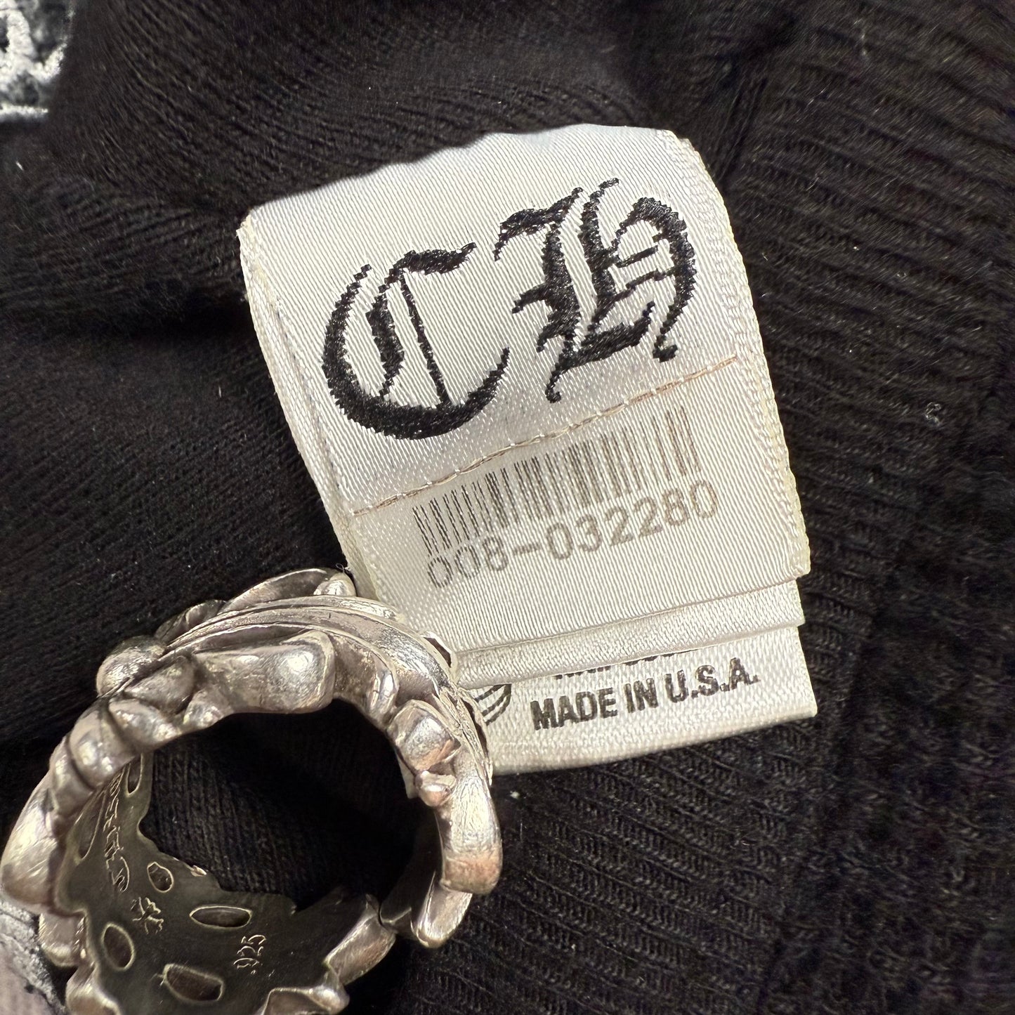 Chrome Hearts Vintage Horseshoe Embroidered Thermal Beanie