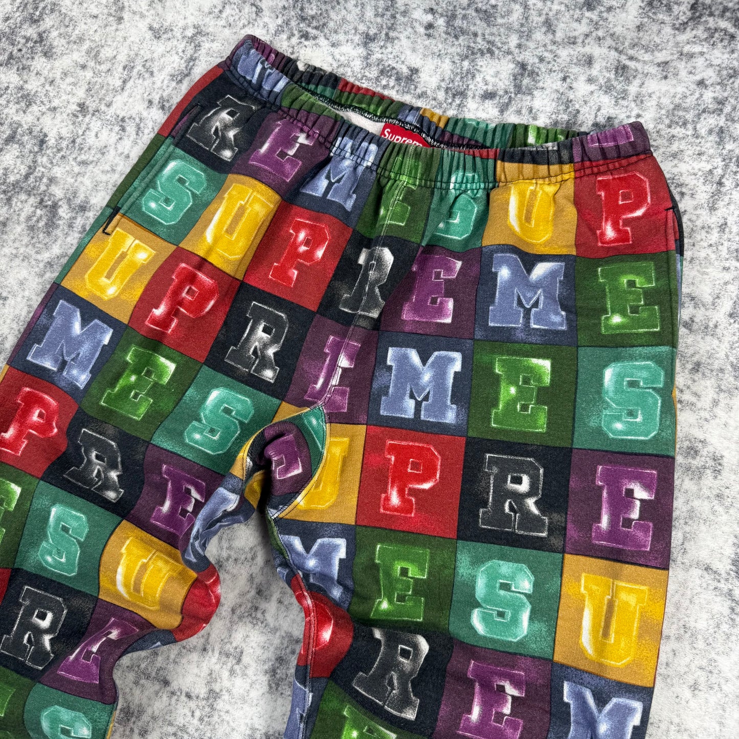 Supreme FW20 Blocks Monogram Sweatpants