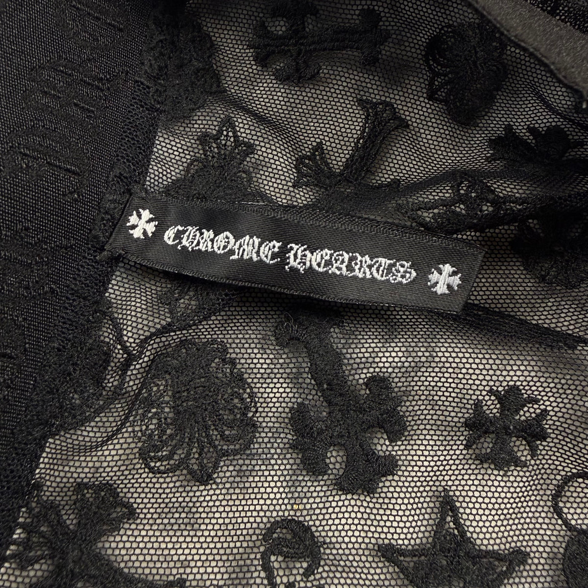Chrome Hearts Lace Underwire Bra Lace and High-Waisted Brief