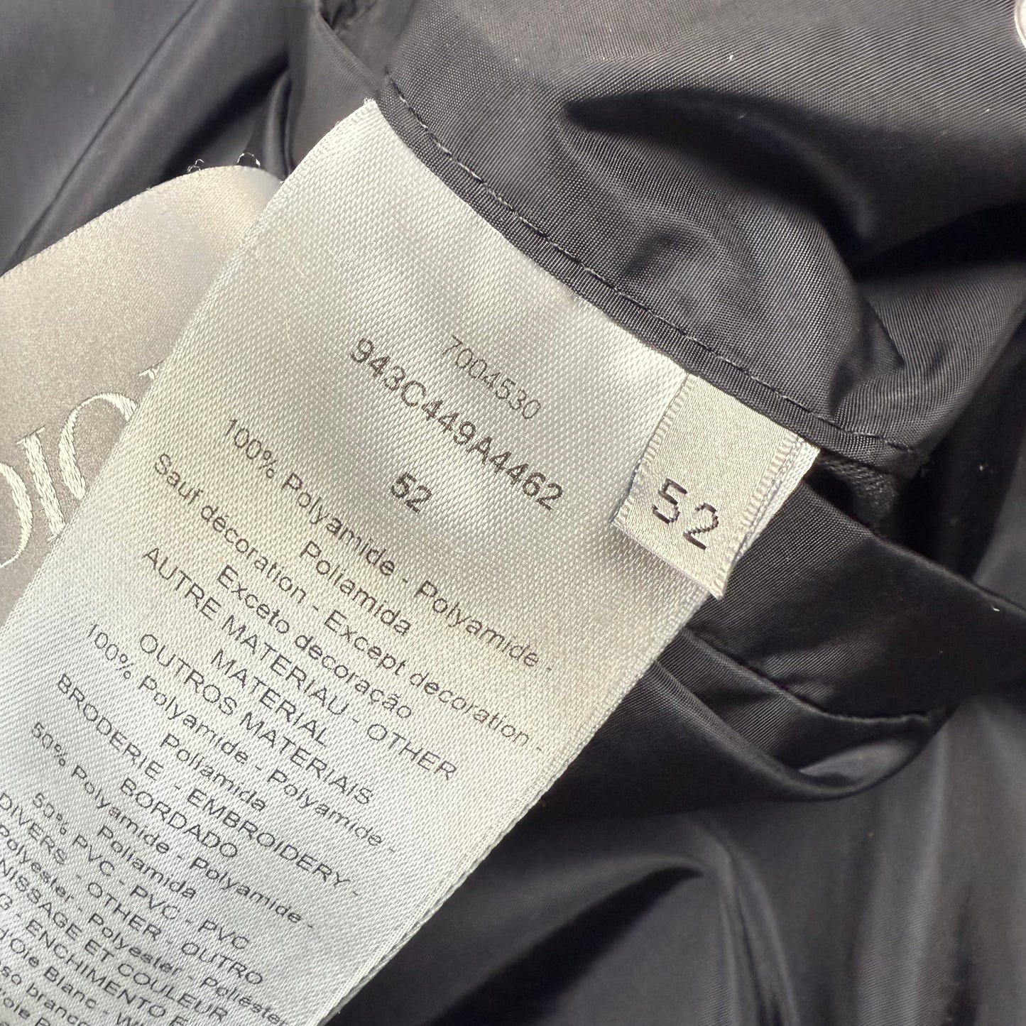 Dior Oblique ‘Navy/Blue’ Technical Jacquard Down Jacket