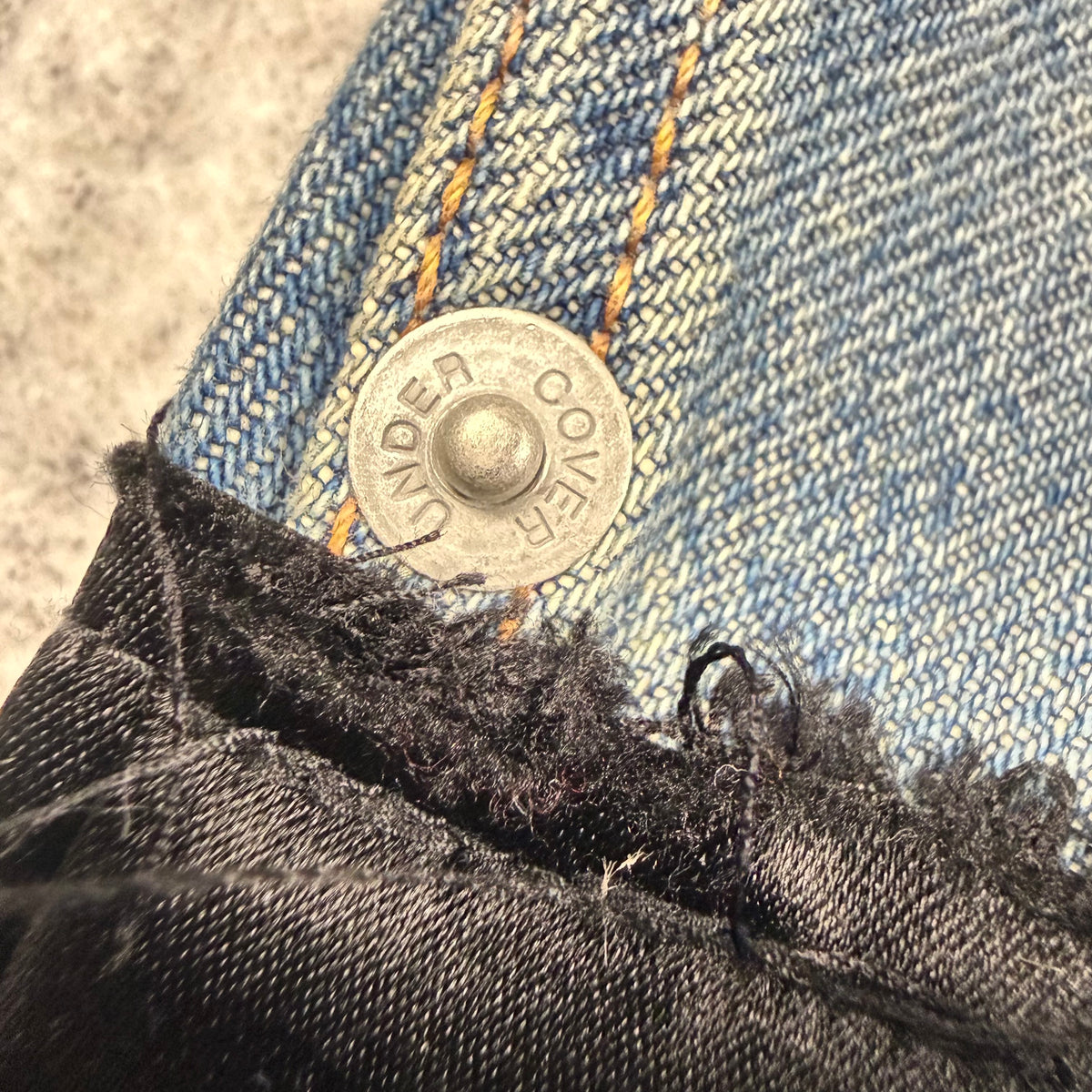 Undercover Jun Takahashi Sequin Dagger Hybrid Denim Jacket