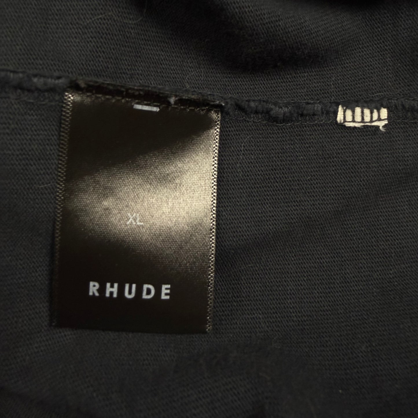 Rhude Black 'Rhude' Script T-Shirt