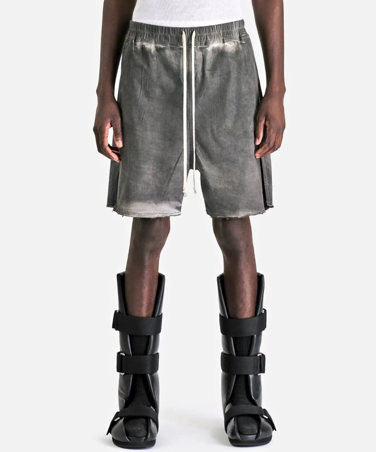 Rick Owens S/S24 Lido Sample Long Boxers Denim Shorts