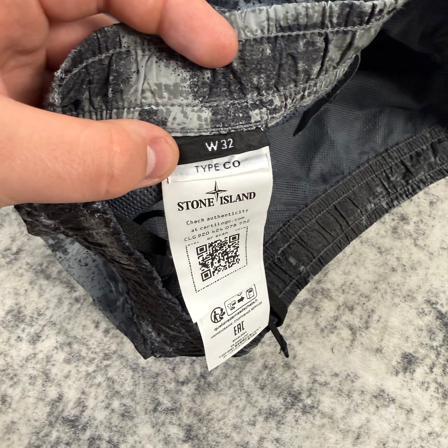 STONE ISLAND Nylon Bermuda Shorts In Camo Print