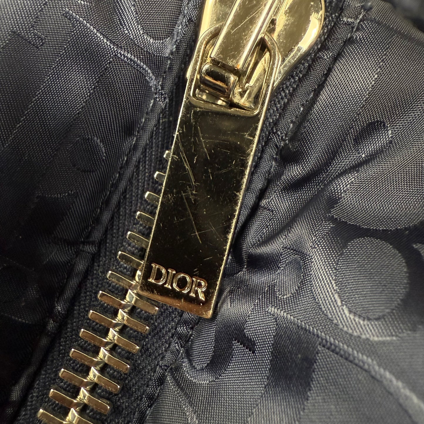 Dior Oblique ‘Navy/Blue’ Technical Jacquard Down Jacket