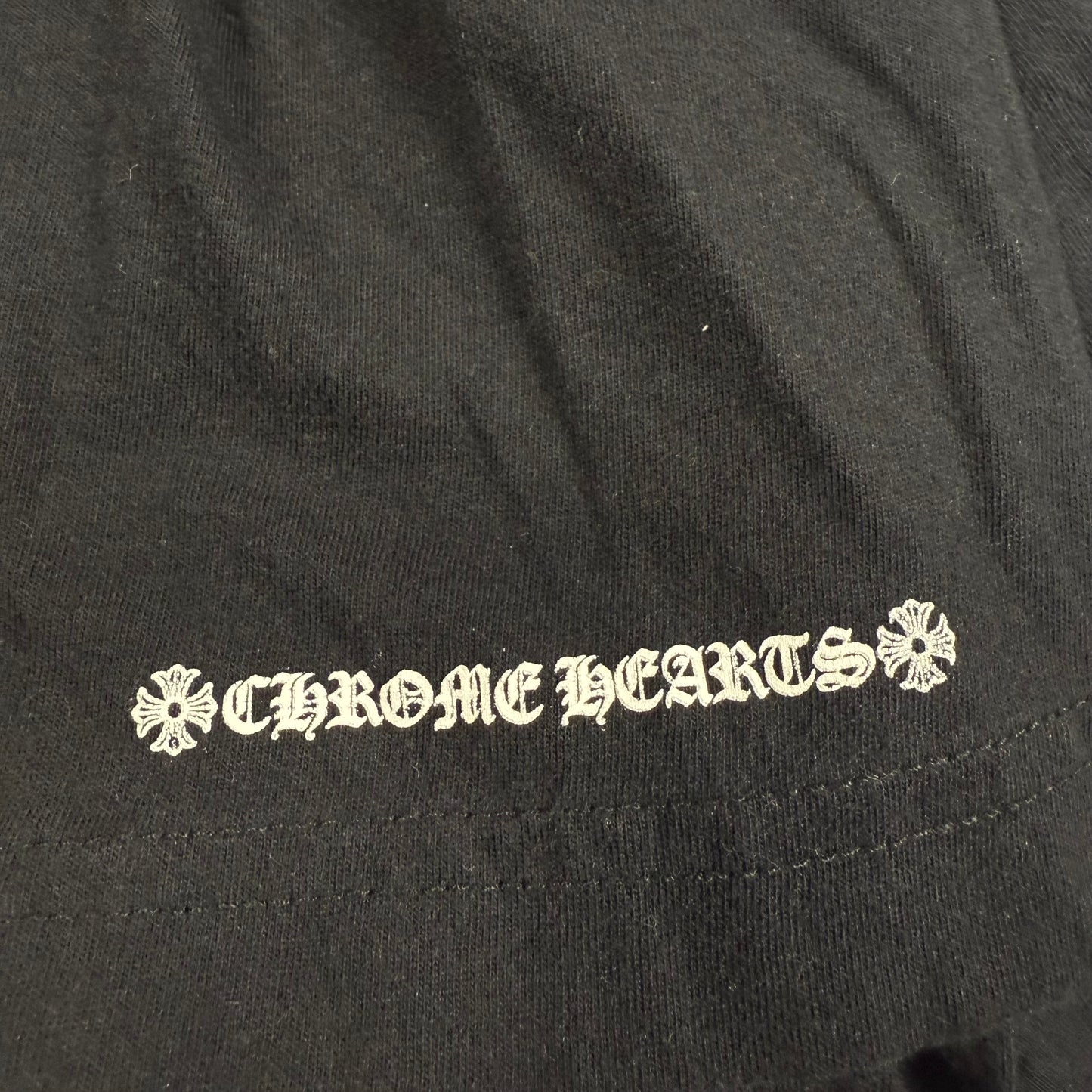 Chrome Hearts Horse Shoe ‘Black’ Logo Pocket T-Shirt