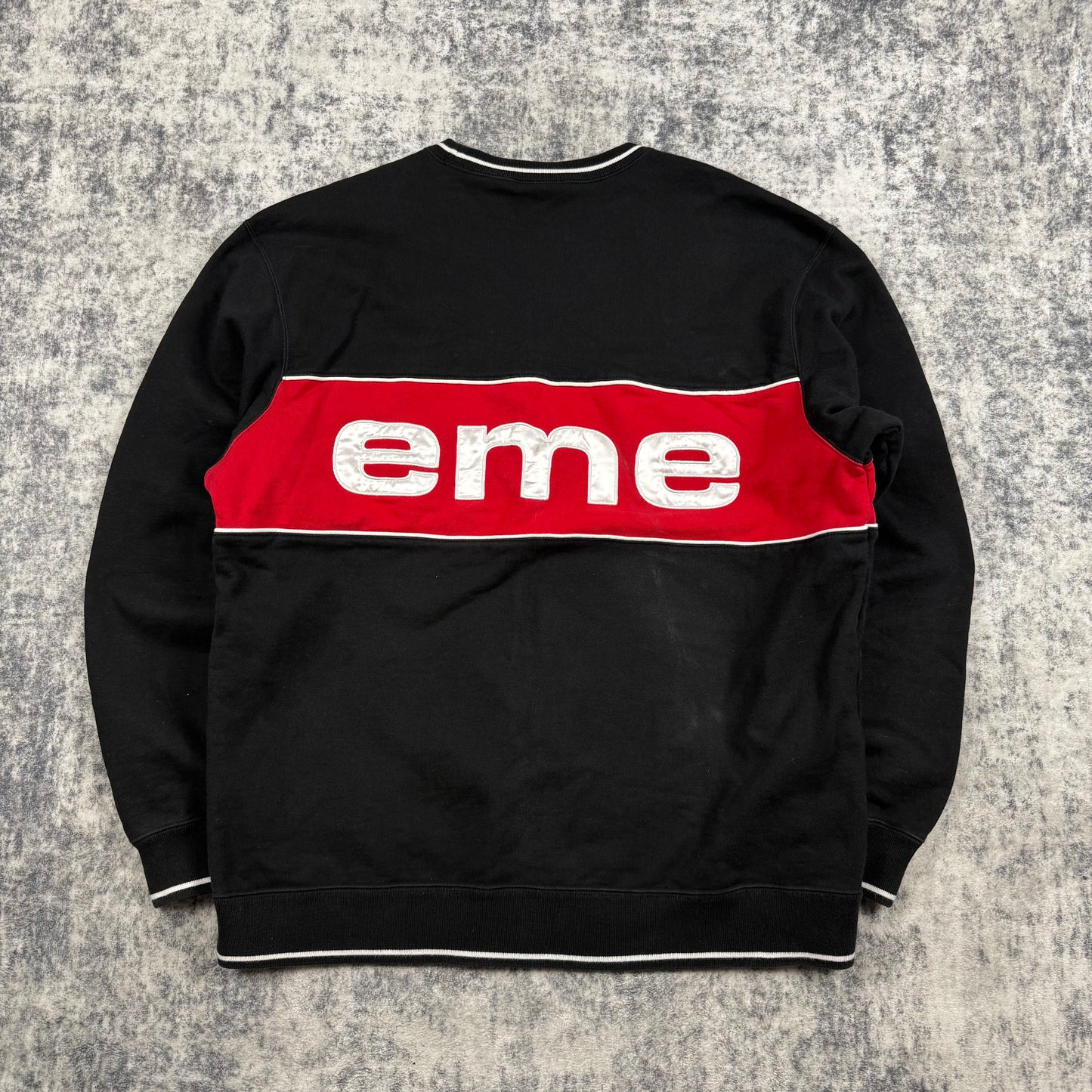 Supreme FW/19 Piping ‘Black’ Crewneck