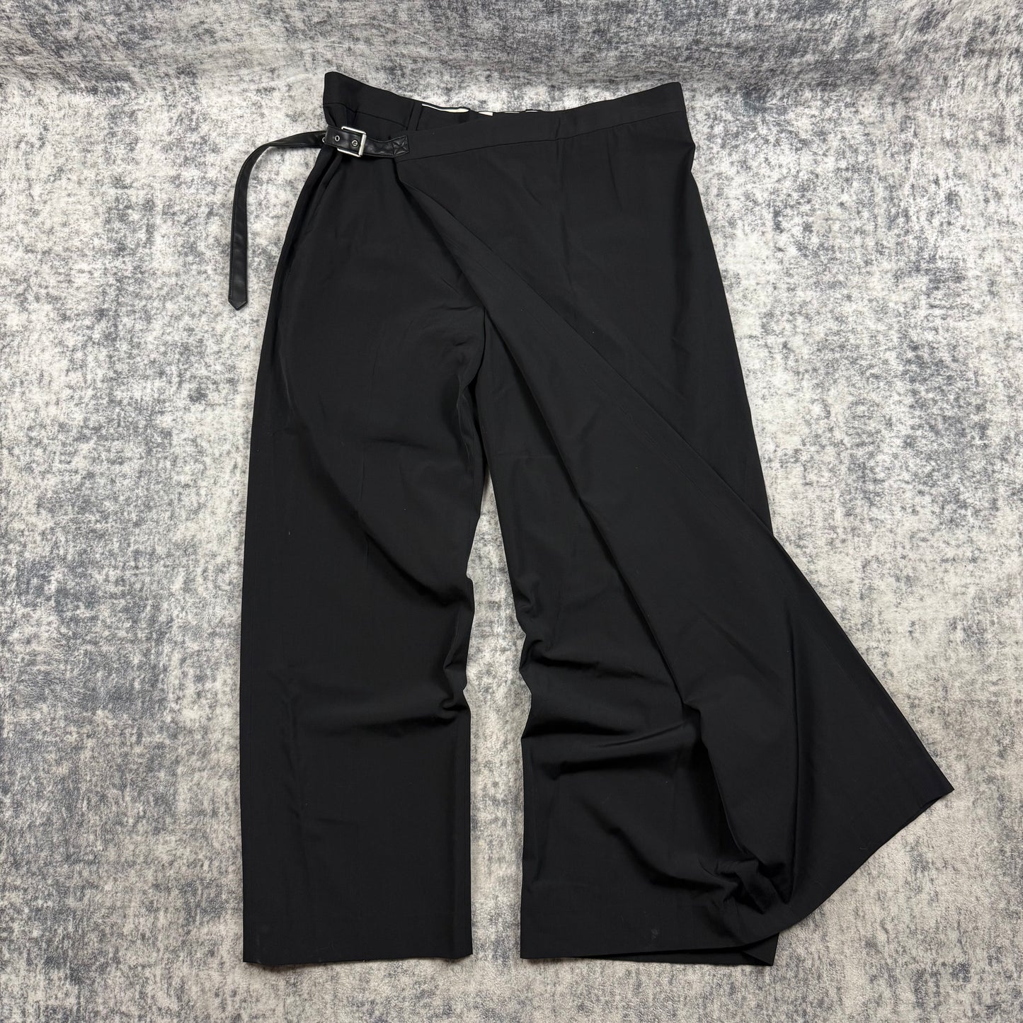 Acne Studios Stretch Wool-Blend Wraparound Trousers