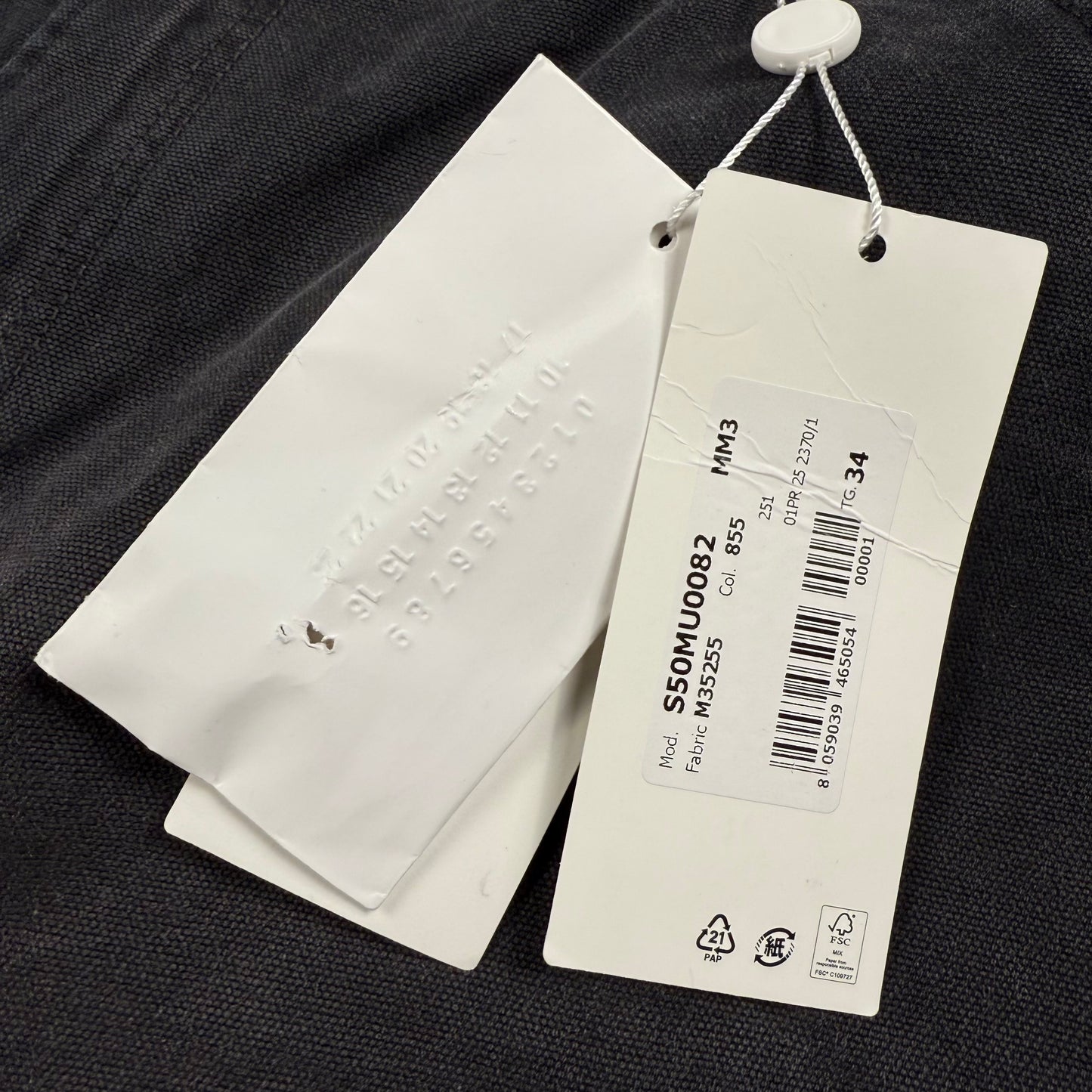 Maison Margiela Stud Denim Shorts ‘Black’