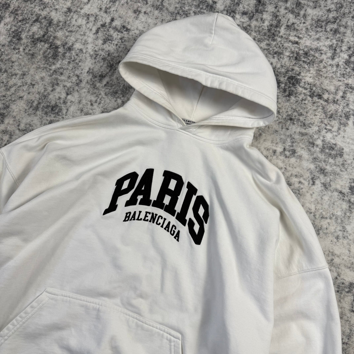 Balenciaga Paris Logo ‘White’ Hoodie