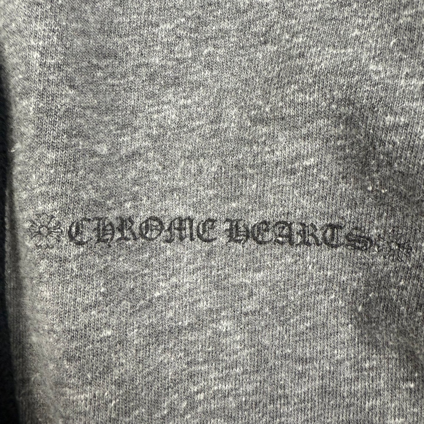 Chrome Hearts T-Bar F*** You Zip-Up Hoodie Heather Grey