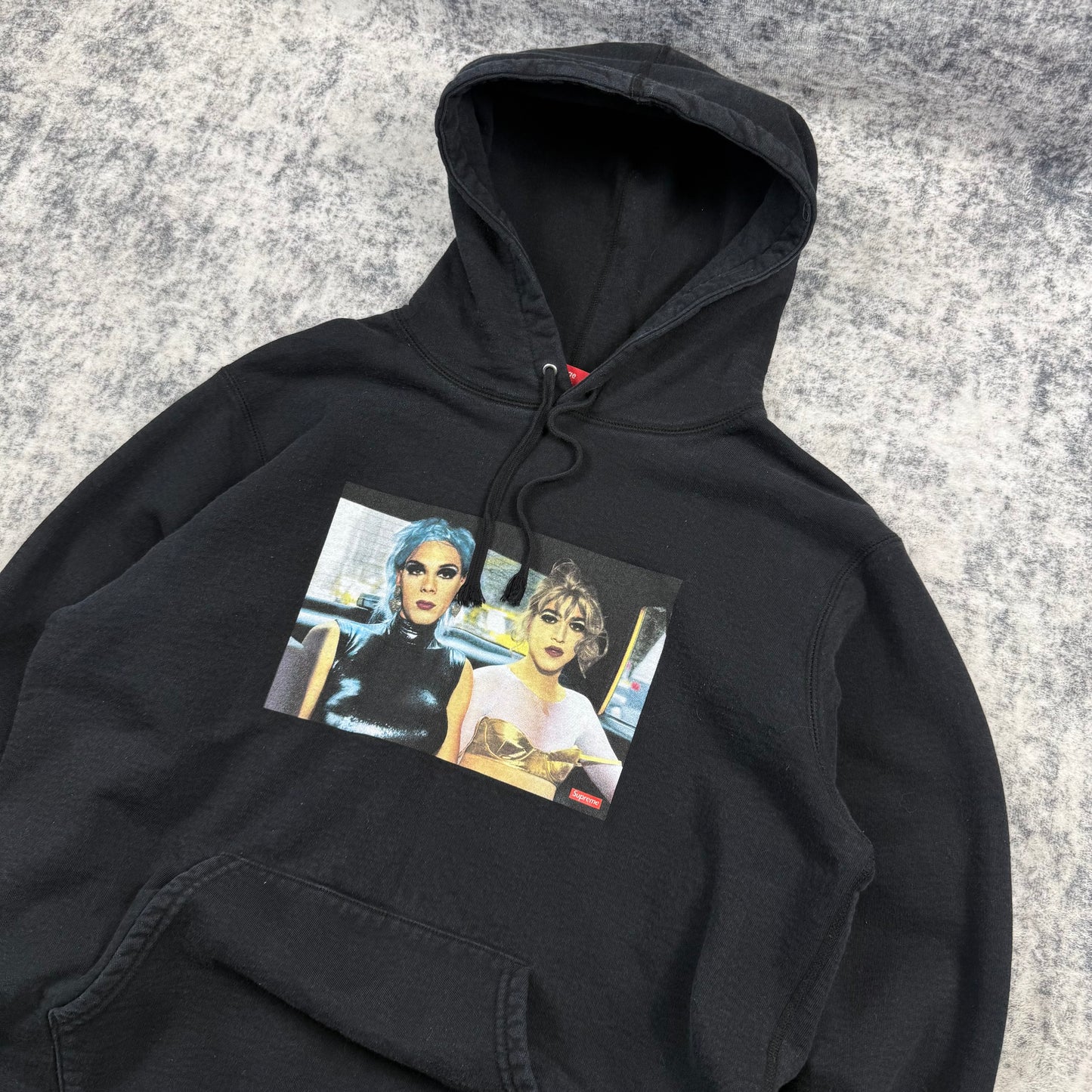 Supreme SS18 Nan Goldin Misty and Jimmy Paulette ‘Black’ Hoodie