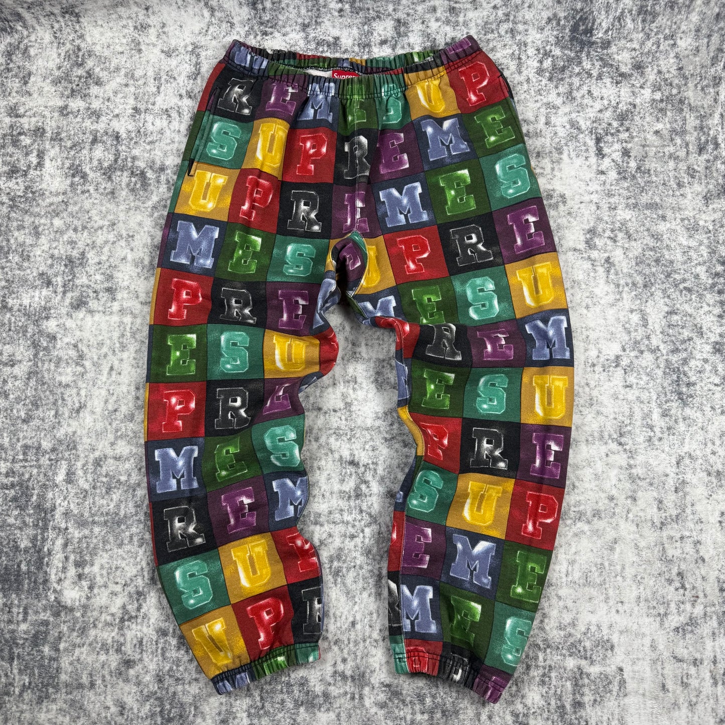 Supreme FW20 Blocks Monogram Sweatpants
