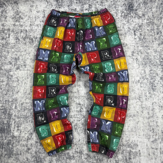 Supreme FW20 Blocks Monogram Sweatpants