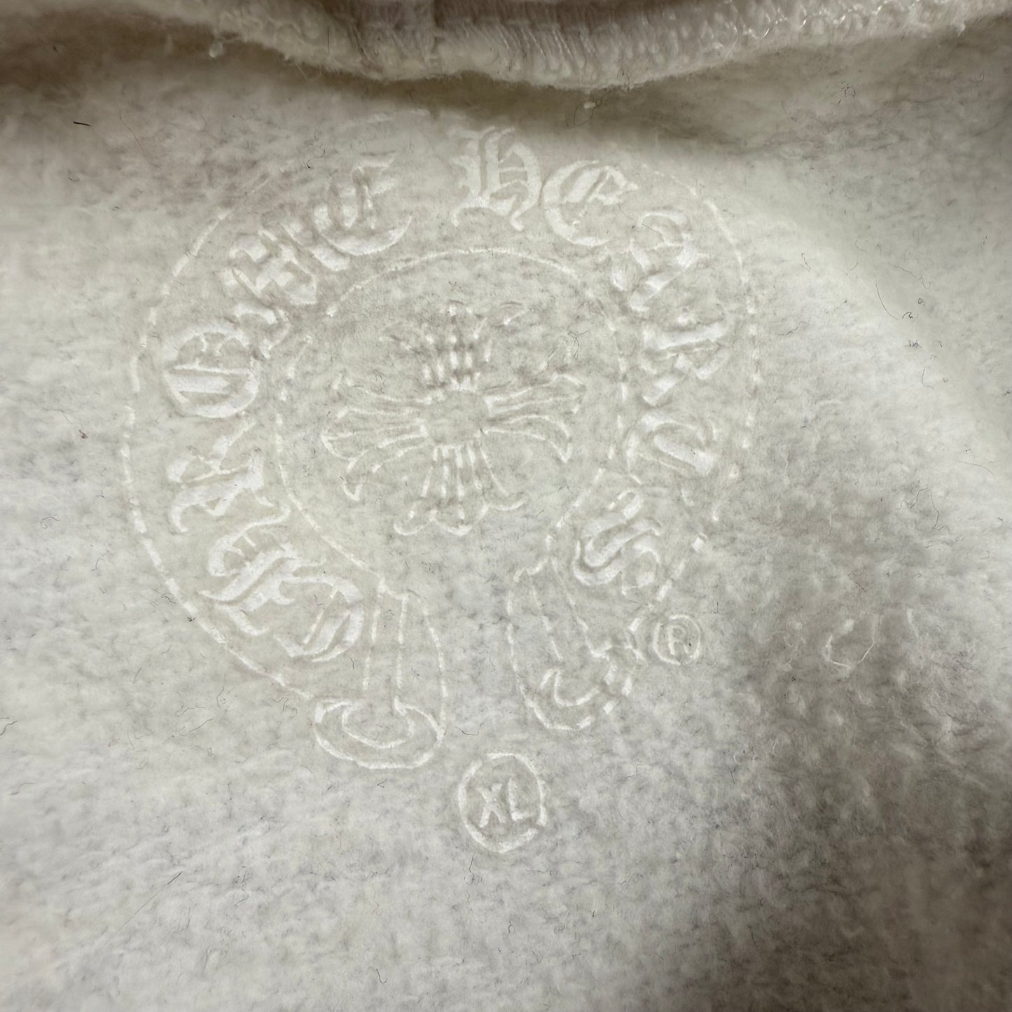 Chrome Hearts Horseshoe Floral ‘White’ Zip Up Hoodie