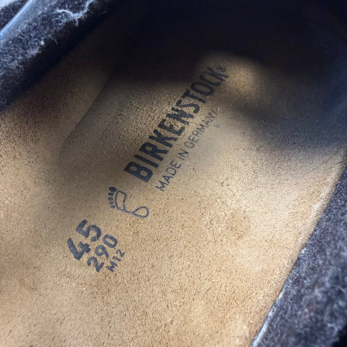 Birkenstock Boston Anthracite Wool Felt Clogs