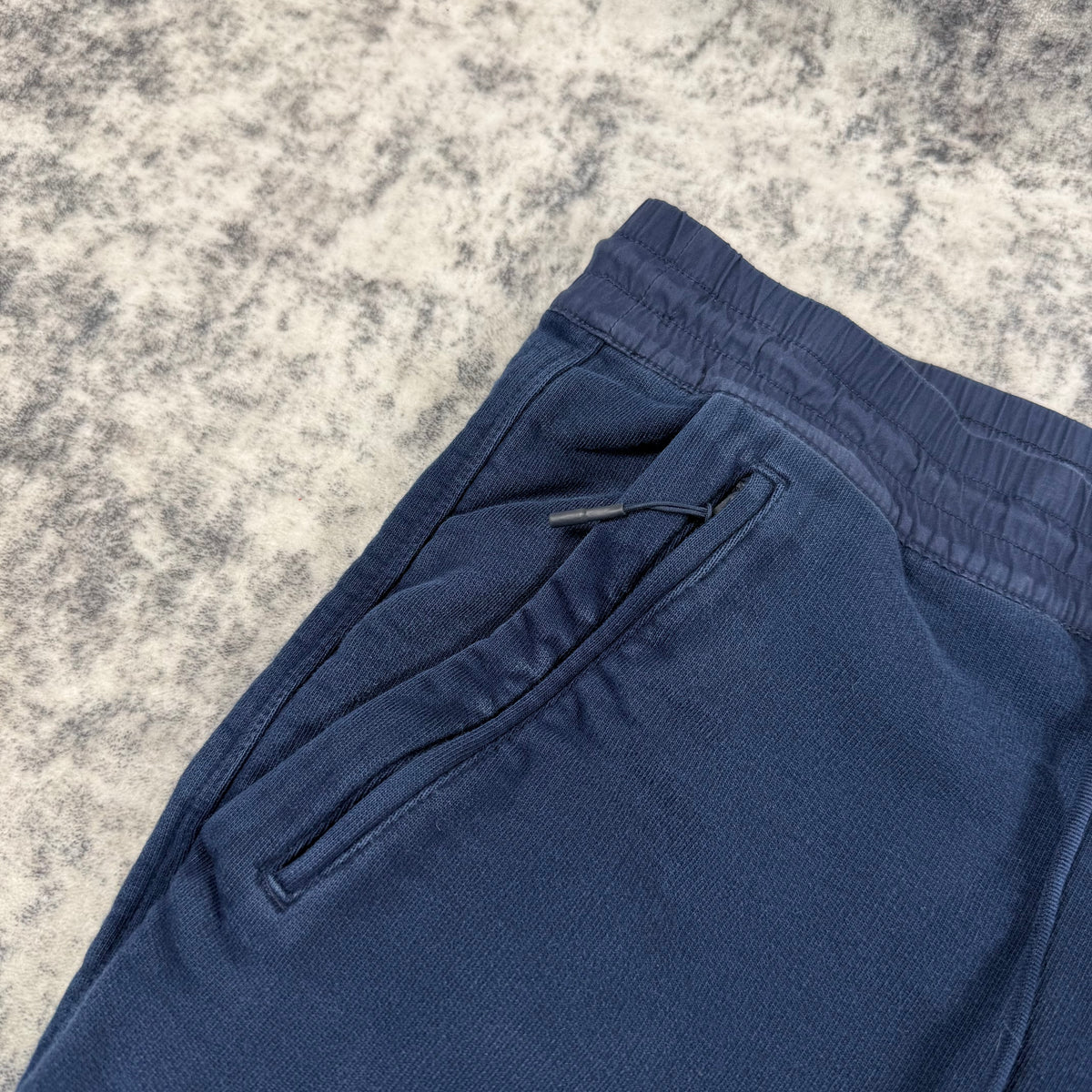 Y-3 Yohji Yamamoto Navy Blue Tapered Sweatpants
