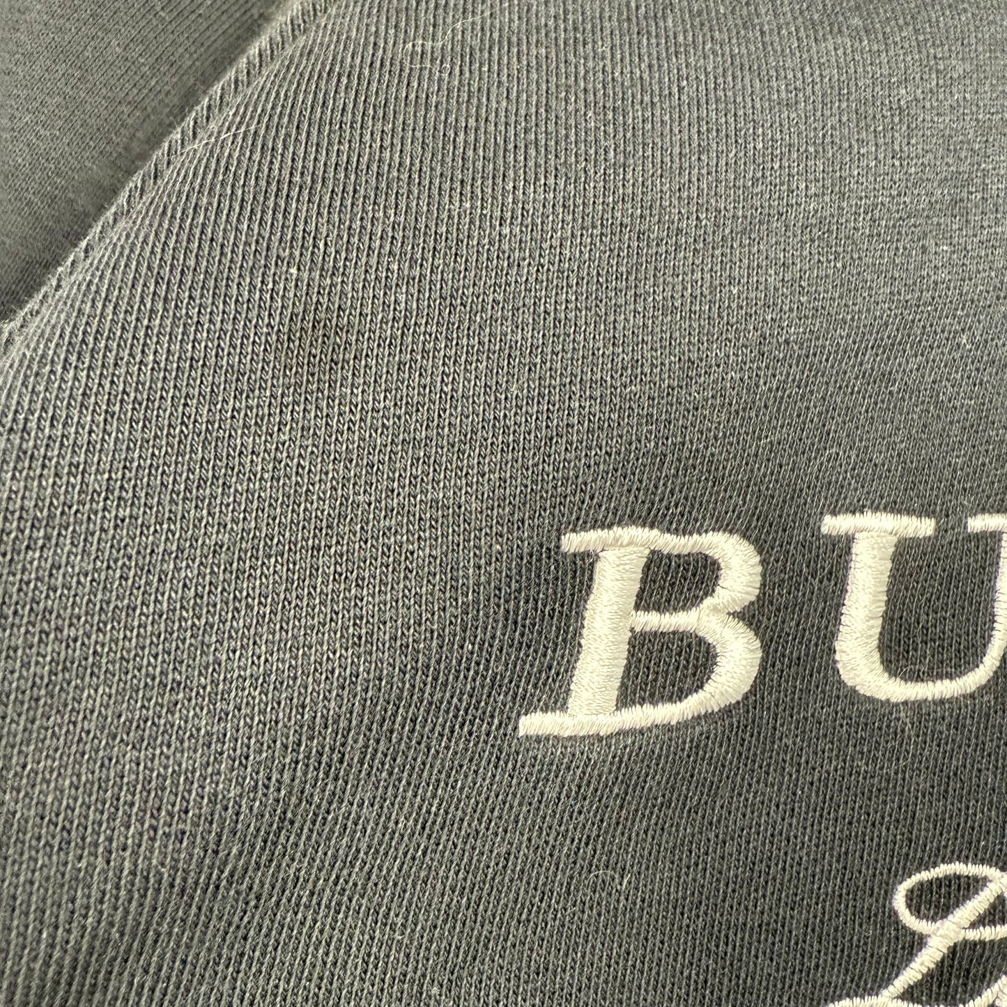 Burberry Embroidered Big Logo ‘Black’ Hoodie