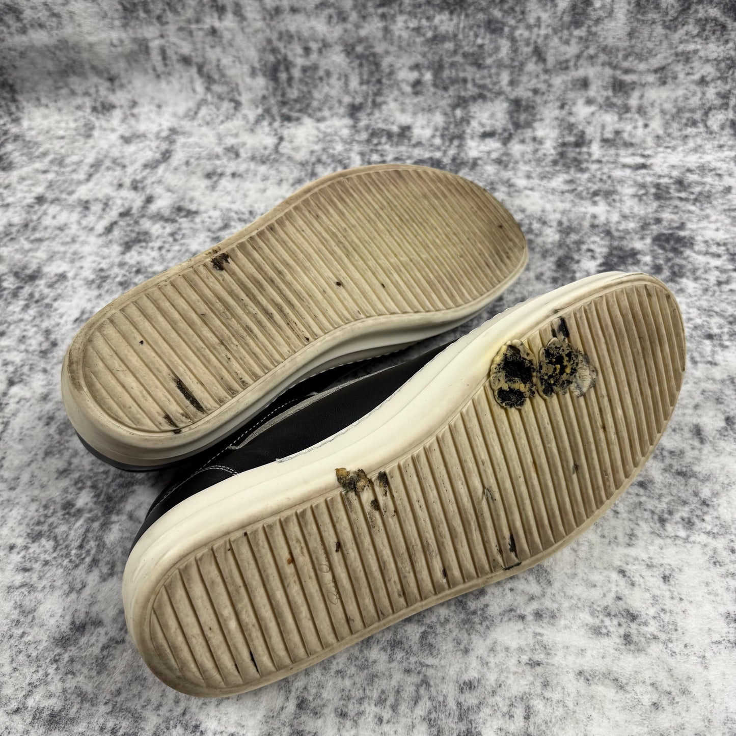 Rick Owens Vintage Vans Leather ‘Black’ Shoes