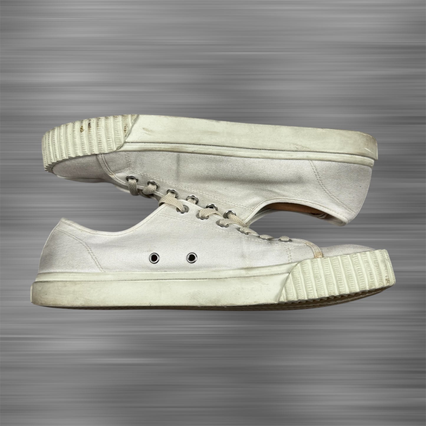 Maison Margiela Canvas Low ‘White’ Tabi Shoes