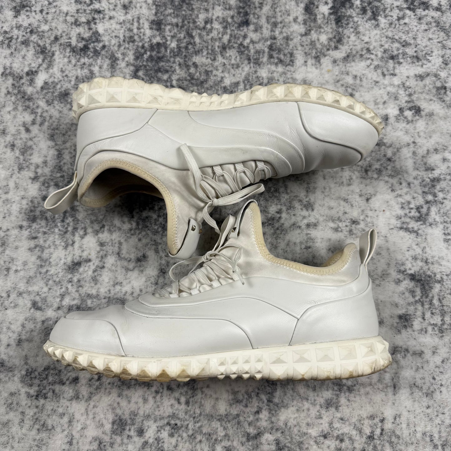 VALENTINO GARAVANI Rockstud ‘White’ Leather Trainers