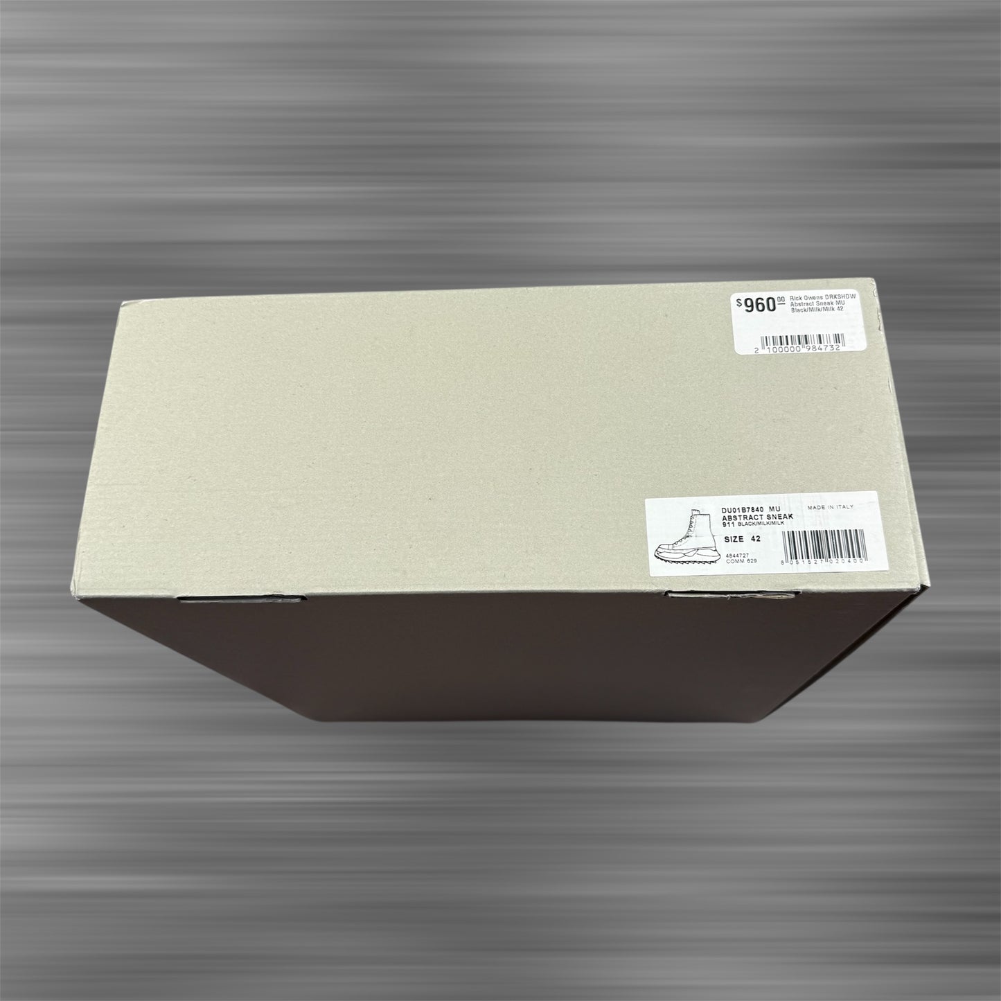 Rick Owens DRKSHDW High Abstract ‘Milk’ Shoes