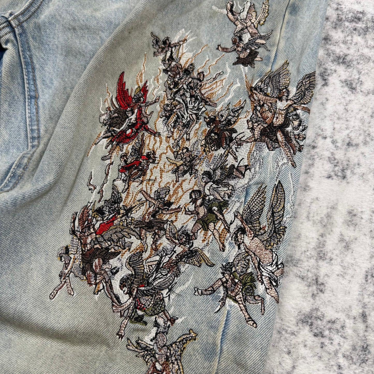Who Decides War Blue Chaos Jeans