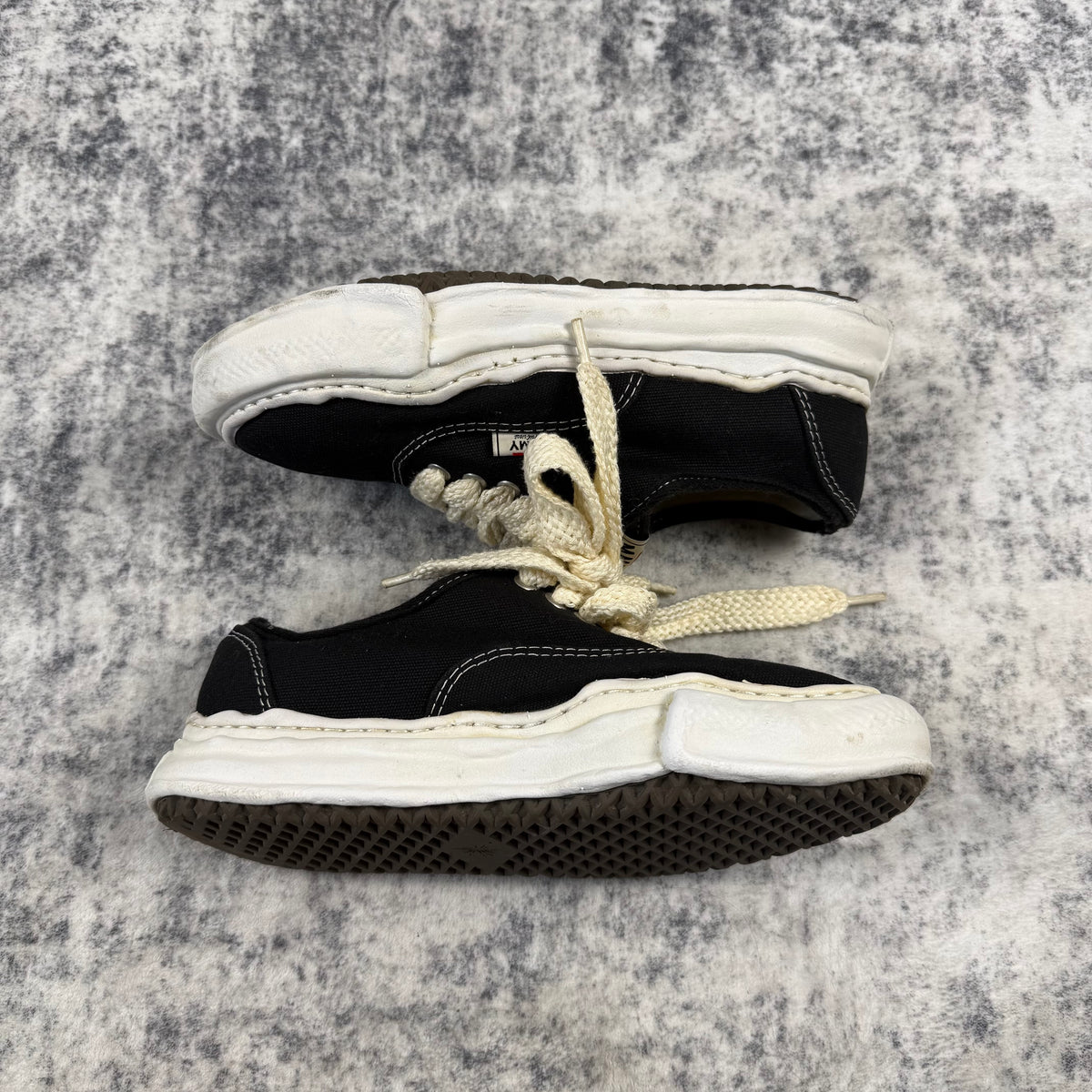 Maison Mihara Yasuhiro Baker Canvas ʼBlack’ Shoes