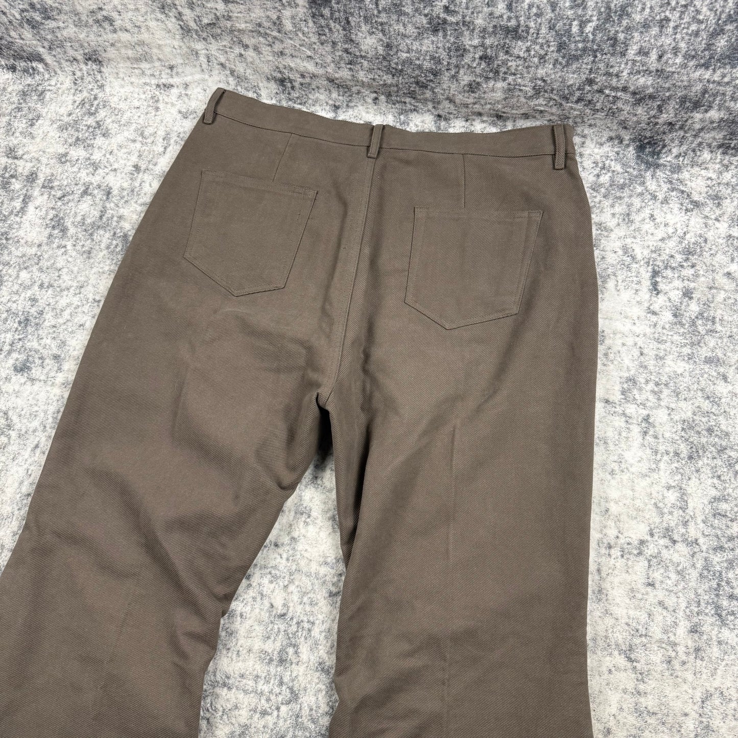 Rick Owens Flared Cotton Twill “Dust” Pants