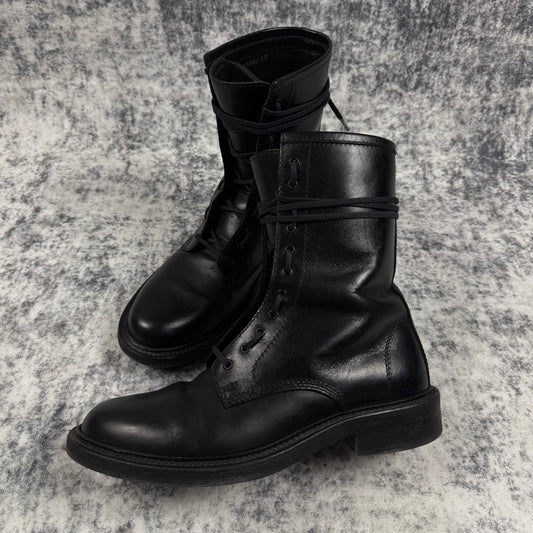 Saint Laurent Paris AW14-15 ‘Ranger’ Combat Lace-up Leather Boots