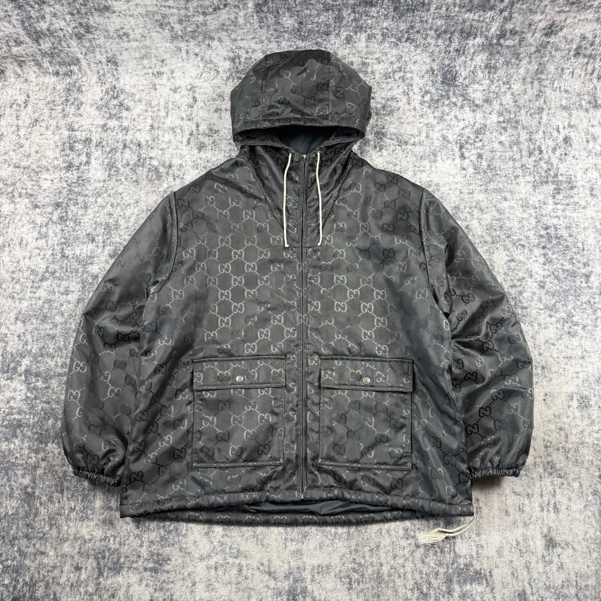 Gucci GG Of The Grid ‘Gray’ Puffer Jacket