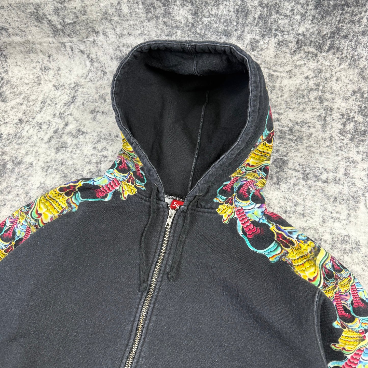 Supreme Skulls Big Logo ‘Black’ Zip Hoodie
