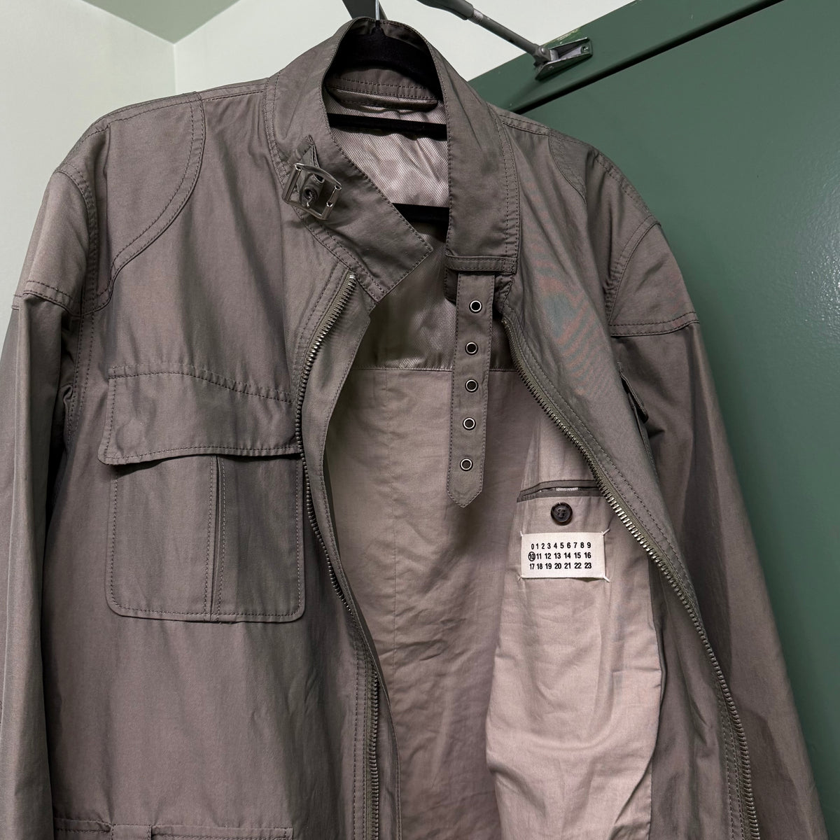 SS07 Maison Margiela Bondage Grey Flight Jacket