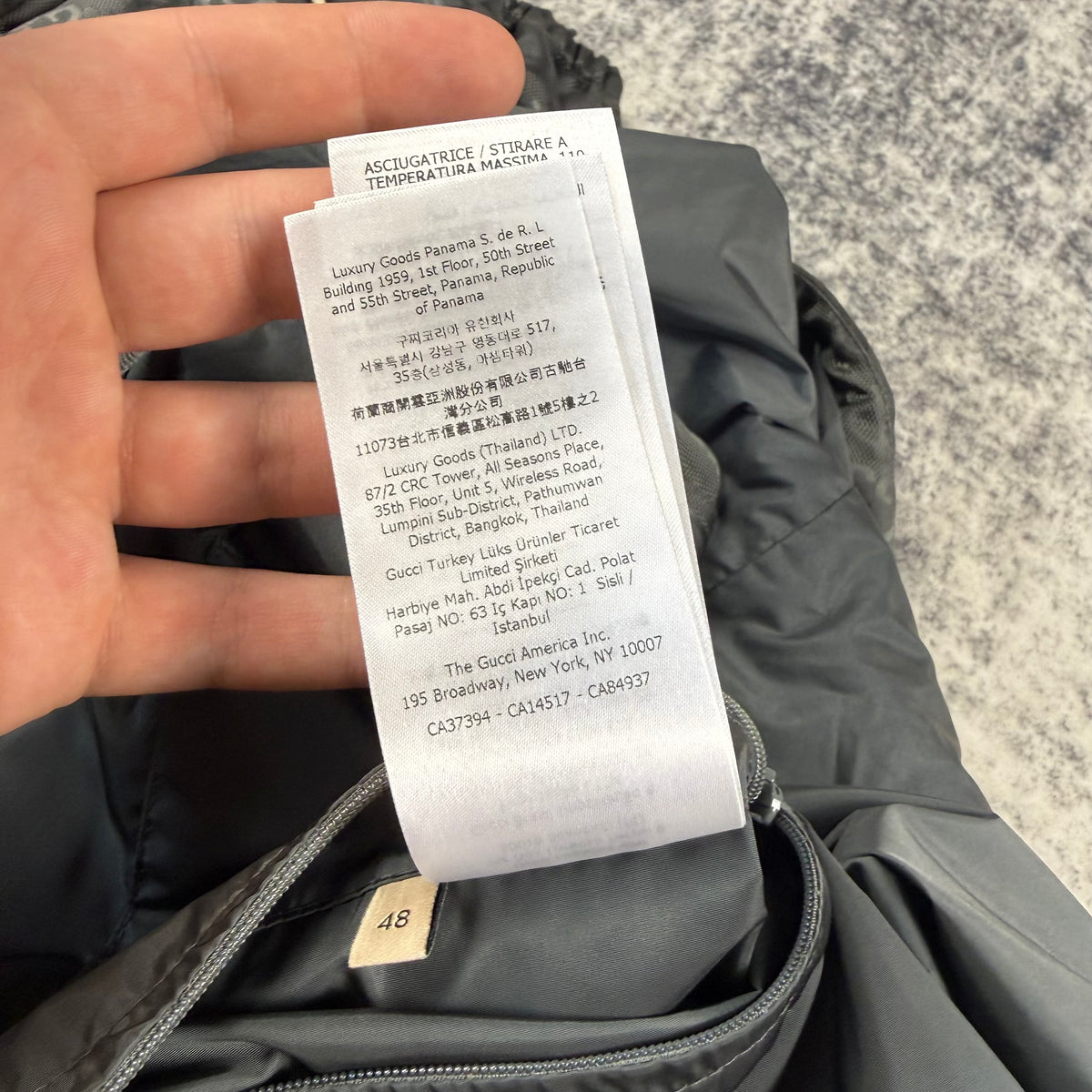 Gucci GG Of The Grid ‘Gray’ Puffer Jacket
