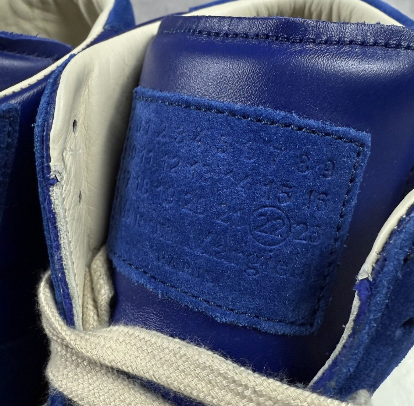 Maison Margiela Replica High - Royal Blue Calf Leather Shoes