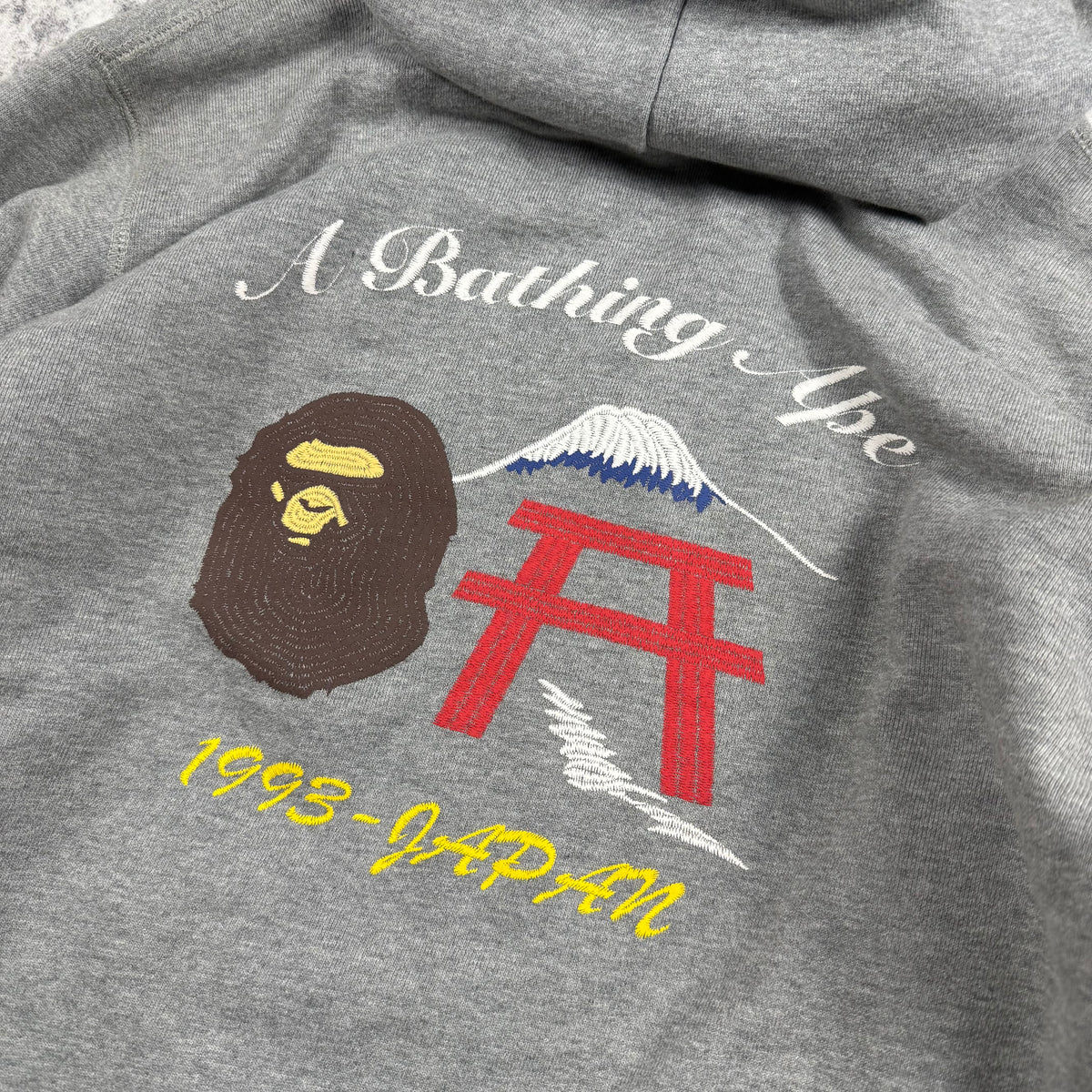 BAPE Japan Embroidery Holiday Pullover Hoodie