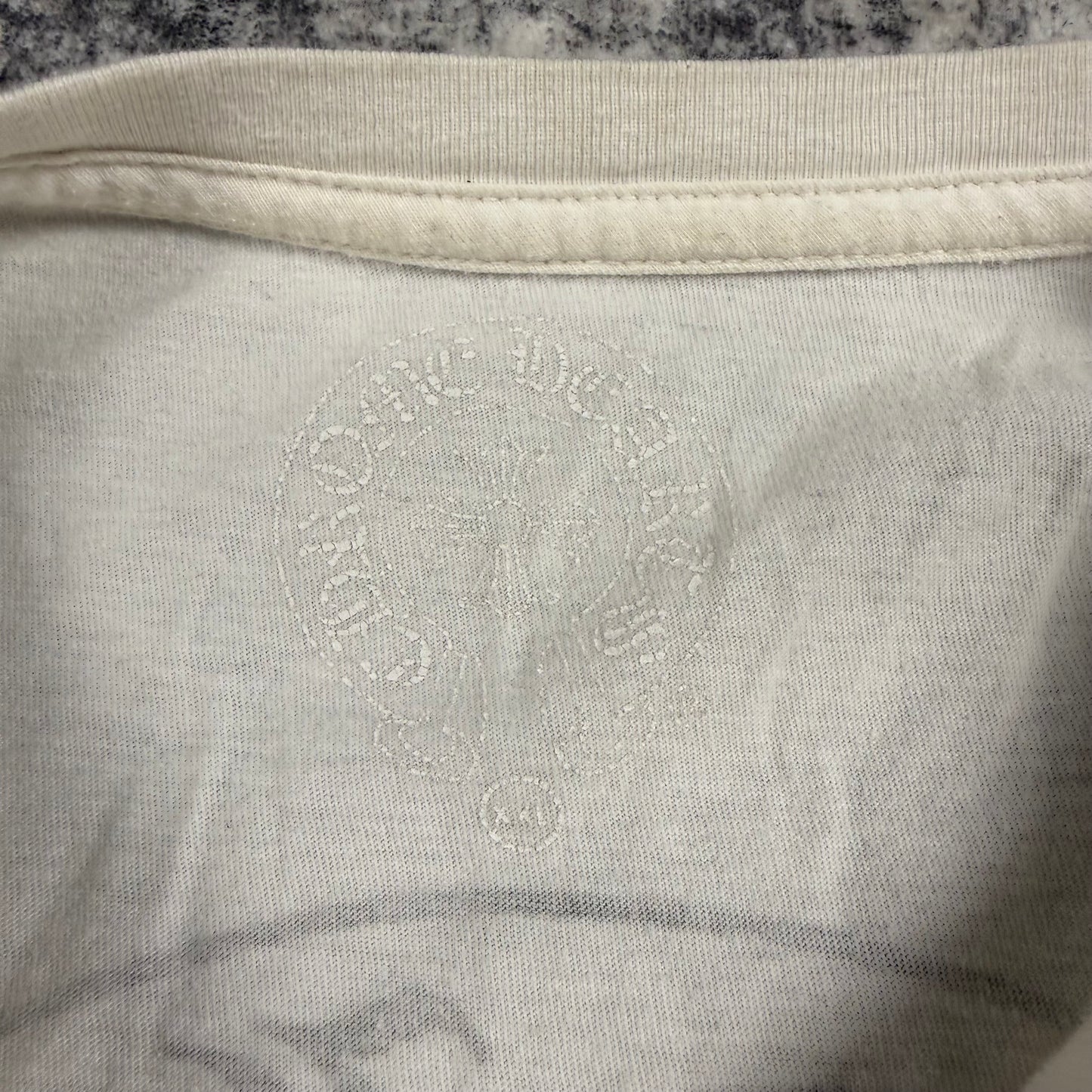 Chrome Hearts Horseshoe Rainbow Logo ‘White’ Long Sleeve