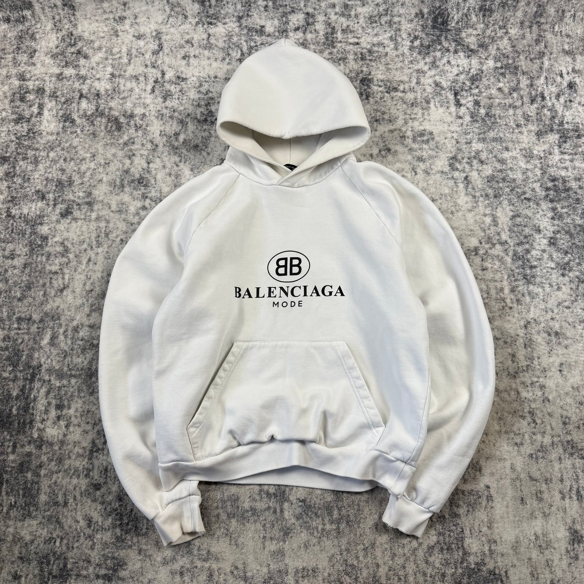 Balenciaga BB Mode Logo ‘White’ Hoodie