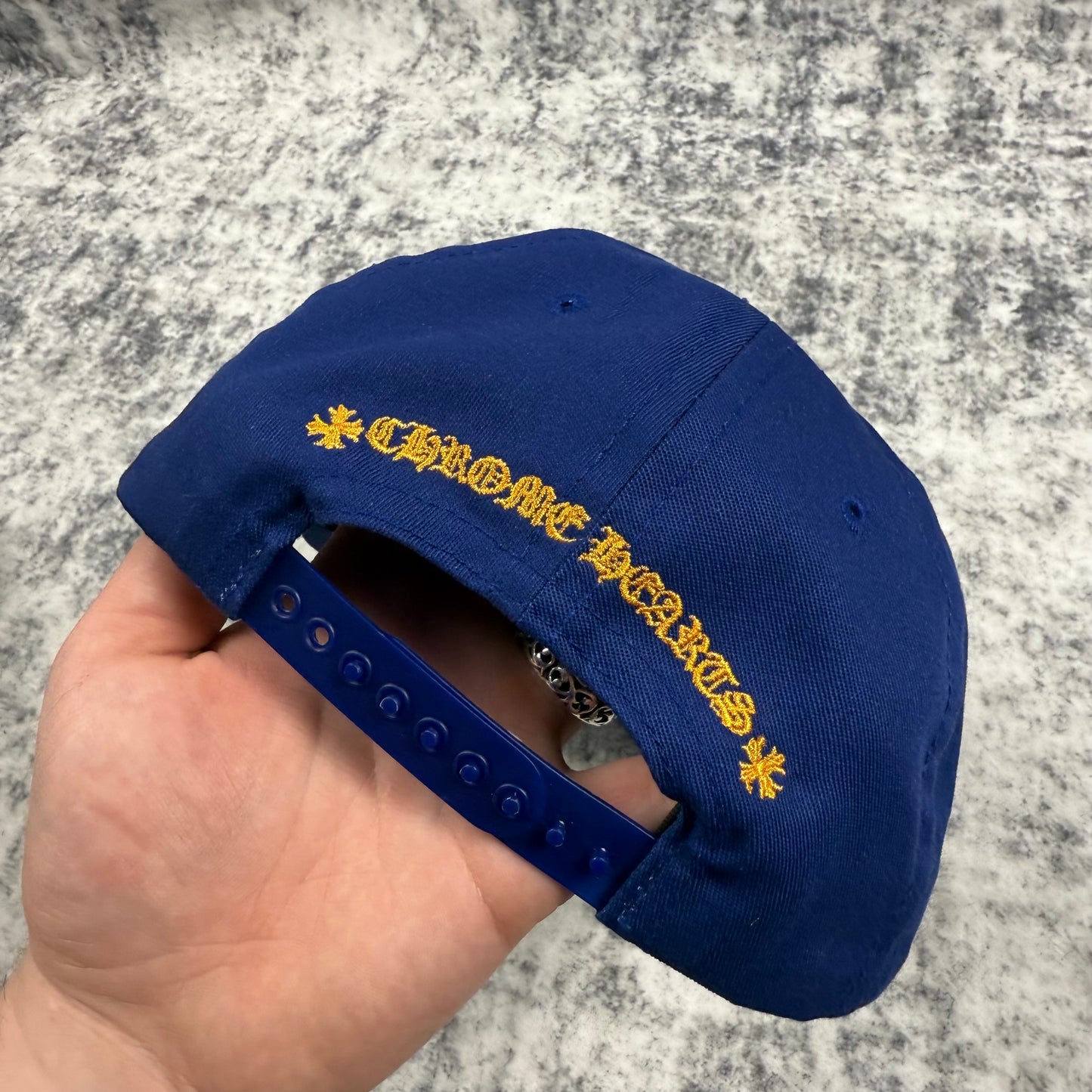 Chrome Hearts CH Logo ‘Blue’ Baseball Cap
